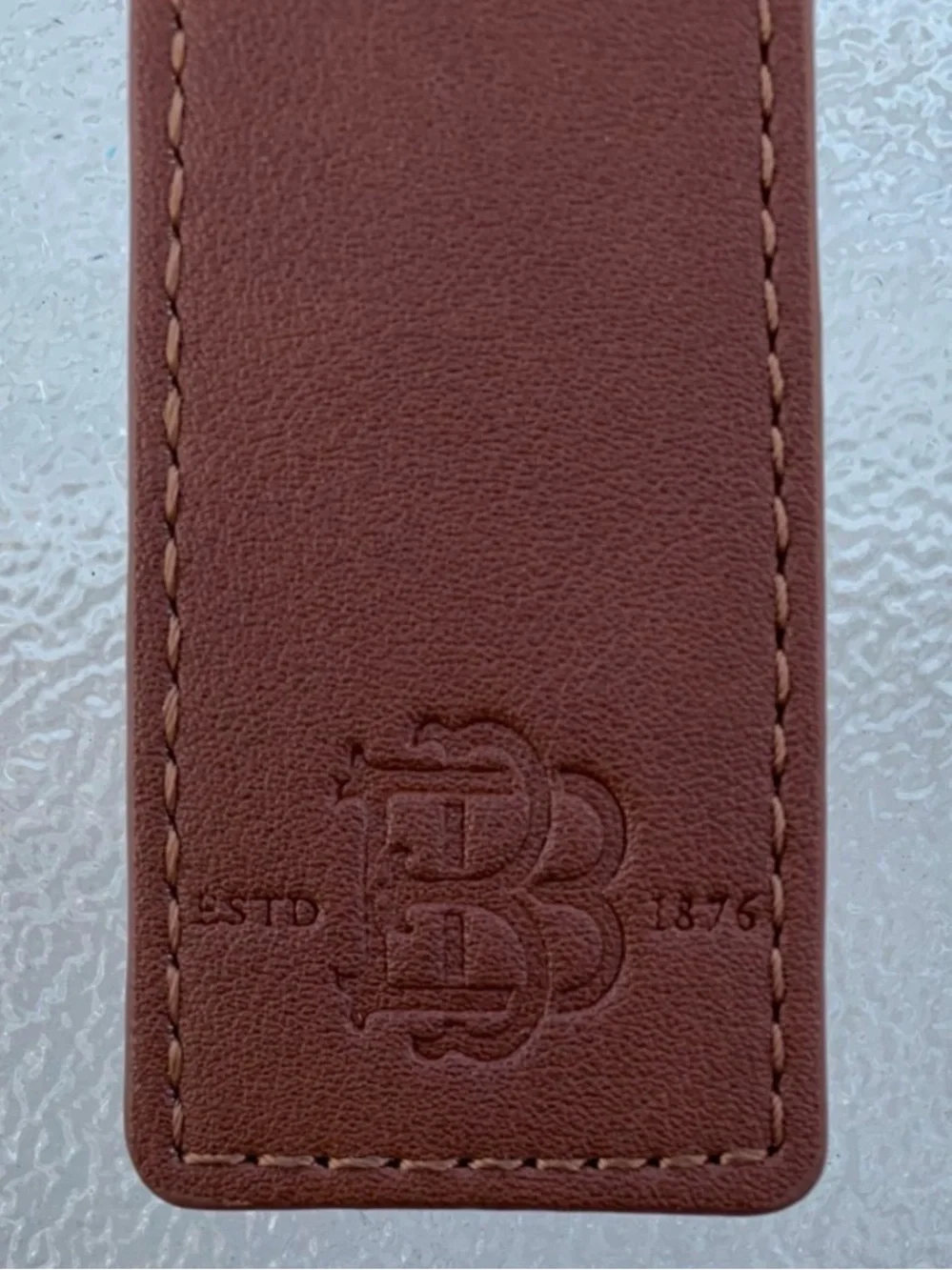 Beringer Vineyards Embossed Brown Key Fob and Logo’d Box